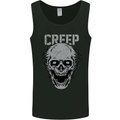 Creep Human Skull Gothic Rock Music Metal Mens Vest Tank Top Black