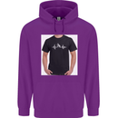 Cricket Pulse Childrens Kids Hoodie Purple