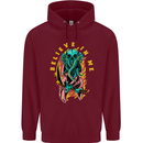 Cthulhu Believe in Me Octopus Kraken Skull Childrens Kids Hoodie Maroon