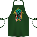 Cthulhu Believe in Me Octopus Kraken Skull Cotton Apron 100% Organic Forest Green