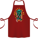 Cthulhu Believe in Me Octopus Kraken Skull Cotton Apron 100% Organic Maroon