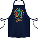 Cthulhu Believe in Me Octopus Kraken Skull Cotton Apron 100% Organic Navy Blue