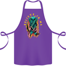Cthulhu Believe in Me Octopus Kraken Skull Cotton Apron 100% Organic Purple