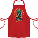 Cthulhu Believe in Me Octopus Kraken Skull Cotton Apron 100% Organic Red