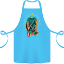 Cthulhu Believe in Me Octopus Kraken Skull Cotton Apron 100% Organic Turquoise