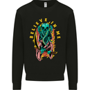 Cthulhu Believe in Me Octopus Kraken Skull Kids Sweatshirt Jumper Black