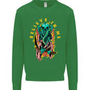 Cthulhu Believe in Me Octopus Kraken Skull Kids Sweatshirt Jumper Irish Green