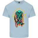 Cthulhu Believe in Me Octopus Kraken Skull Kids T-Shirt Childrens Light Blue
