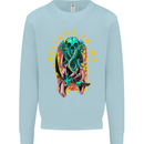 Cthulhu Believe in Me Octopus Kraken Skull Mens Sweatshirt Jumper Light Blue
