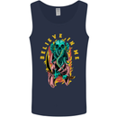 Cthulhu Believe in Me Octopus Kraken Skull Mens Vest Tank Top Navy Blue