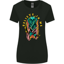 Cthulhu Believe in Me Octopus Kraken Skull Womens Wider Cut T-Shirt Black