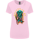 Cthulhu Believe in Me Octopus Kraken Skull Womens Wider Cut T-Shirt Light Pink