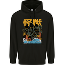 Cthulhu Japanese Anime Kraken Mens 80% Cotton Hoodie Black