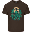 Cthulhu Monster Kraken Mens Cotton T-Shirt Tee Top Dark Chocolate