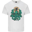 Cthulhu Monster Kraken Mens Cotton T-Shirt Tee Top White