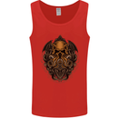 Cthulhu Octopus Kraken Devil Skull Demon Mens Vest Tank Top Red