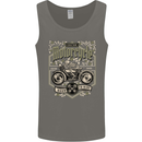 Custom Motorcycle Biker Motorbike Mens Vest Tank Top Charcoal