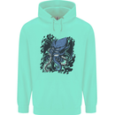 Cyberpunk Cthulhu Kraken Octopus Childrens Kids Hoodie Peppermint