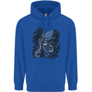 Cyberpunk Cthulhu Kraken Octopus Childrens Kids Hoodie Royal Blue