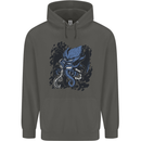 Cyberpunk Cthulhu Kraken Octopus Childrens Kids Hoodie Storm Grey