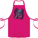 Cyberpunk Cthulhu Kraken Octopus Cotton Apron 100% Organic Pink