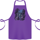 Cyberpunk Cthulhu Kraken Octopus Cotton Apron 100% Organic Purple
