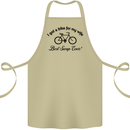 Cycling A Bike for My Wife Cyclist Funny Cotton Apron 100% Organic Khaki