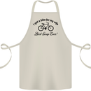 Cycling A Bike for My Wife Cyclist Funny Cotton Apron 100% Organic Natural