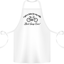 Cycling A Bike for My Wife Cyclist Funny Cotton Apron 100% Organic White