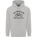 Cycling A Bike for My Wife Cyclist Funny Mens 80% Cotton Hoodie Sports Grey