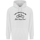 Cycling A Bike for My Wife Cyclist Funny Mens 80% Cotton Hoodie White