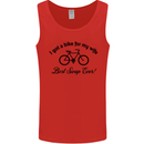 Cycling A Bike for My Wife Cyclist Funny Mens Vest Tank Top Red