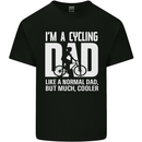 Cycling Dad Like a Normal Dad Father's Day Mens Cotton T-Shirt Tee Top Black