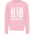 Cycling Dad Like a Normal Dad Father's Day Mens Sweatshirt Jumper Light Pink