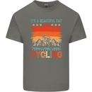 Cycling Day Funny Cyclist Bicycle MTB Bike Mens Cotton T-Shirt Tee Top Charcoal