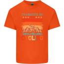 Cycling Day Funny Cyclist Bicycle MTB Bike Mens Cotton T-Shirt Tee Top Orange