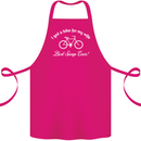 Cycling I Got a Bike for My Wife Cyclist Cotton Apron 100% Organic Pink