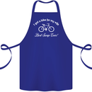 Cycling I Got a Bike for My Wife Cyclist Cotton Apron 100% Organic Royal Blue