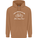 Cycling I Got a Bike for My Wife Cyclist Mens 80% Cotton Hoodie Caramel Latte