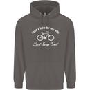 Cycling I Got a Bike for My Wife Cyclist Mens 80% Cotton Hoodie Charcoal
