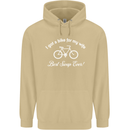 Cycling I Got a Bike for My Wife Cyclist Mens 80% Cotton Hoodie Sand