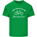 Cycling I Got a Bike for My Wife Cyclist Mens Cotton T-Shirt Tee Top Irish Green