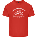 Cycling I Got a Bike for My Wife Cyclist Mens Cotton T-Shirt Tee Top Red