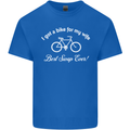 Cycling I Got a Bike for My Wife Cyclist Mens Cotton T-Shirt Tee Top Royal Blue