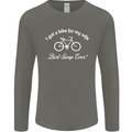 Cycling I Got a Bike for My Wife Cyclist Mens Long Sleeve T-Shirt Charcoal