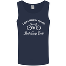 Cycling I Got a Bike for My Wife Cyclist Mens Vest Tank Top Navy Blue