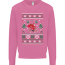 Cycling Santa Claus Christmas Cyclist Mens Sweatshirt Jumper Azalea
