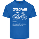 Cyclopath Funny Cycling Bicycle Cyclist Mens Cotton T-Shirt Tee Top Royal Blue