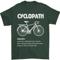 Cyclopath Funny Cycling Bicycle Cyclist Mens T-Shirt Cotton Gildan Forest Green