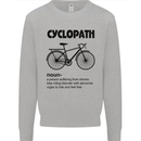 Cyclopath Funny Cycling Cyclist Bicycle Mens Sweatshirt Jumper Sports Grey
